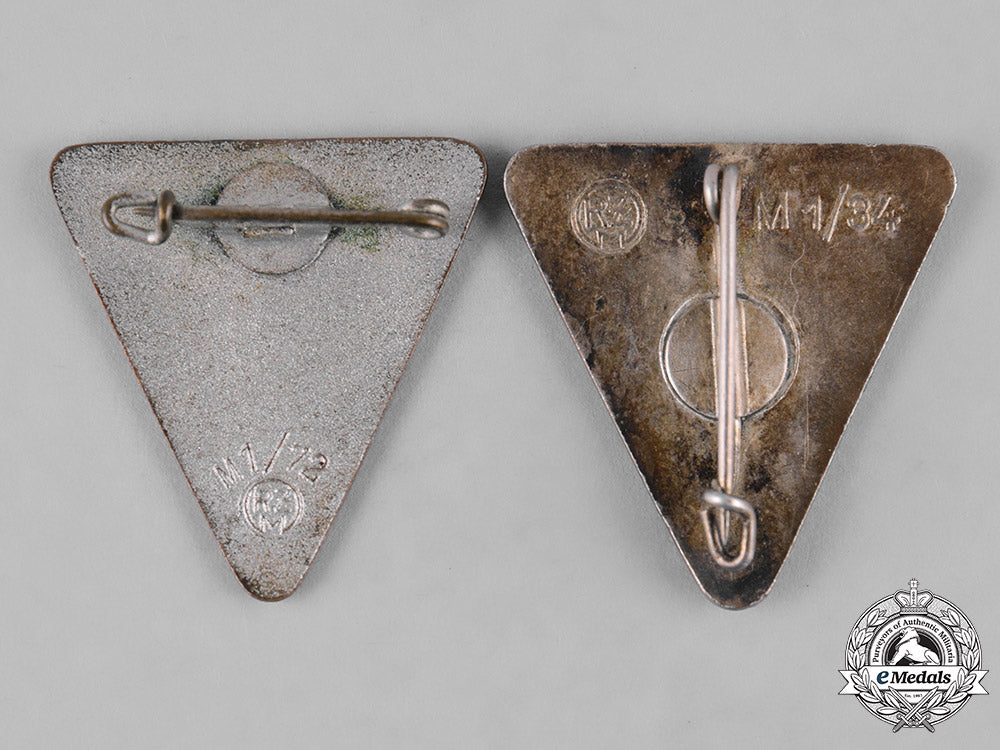 germany,_ns-_frauenschaft._a_pair_of_national_socialist_women’s_league(_ns-_frauenschaft)_membership_badges_m19_11449