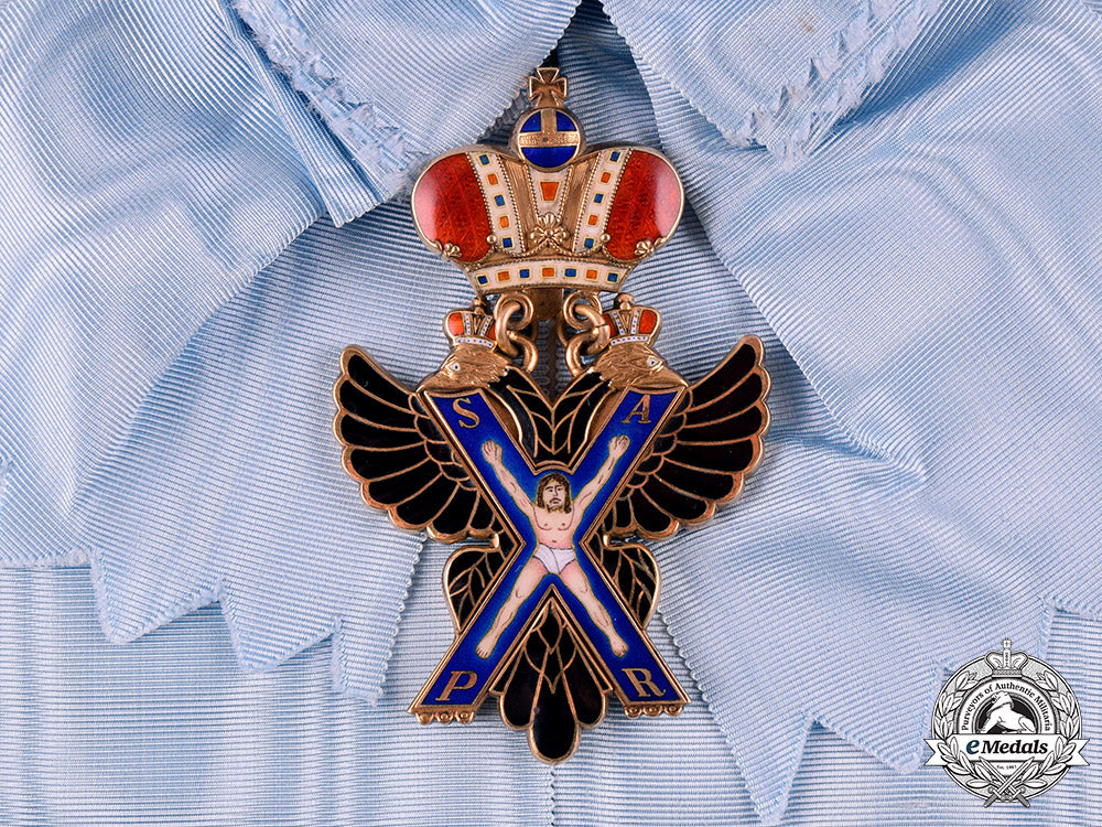 russia,_imperial._an_order_of_saint_andrew,_i_class,_house_of_romanov_in_exile,_c.1965_m19_11469_1