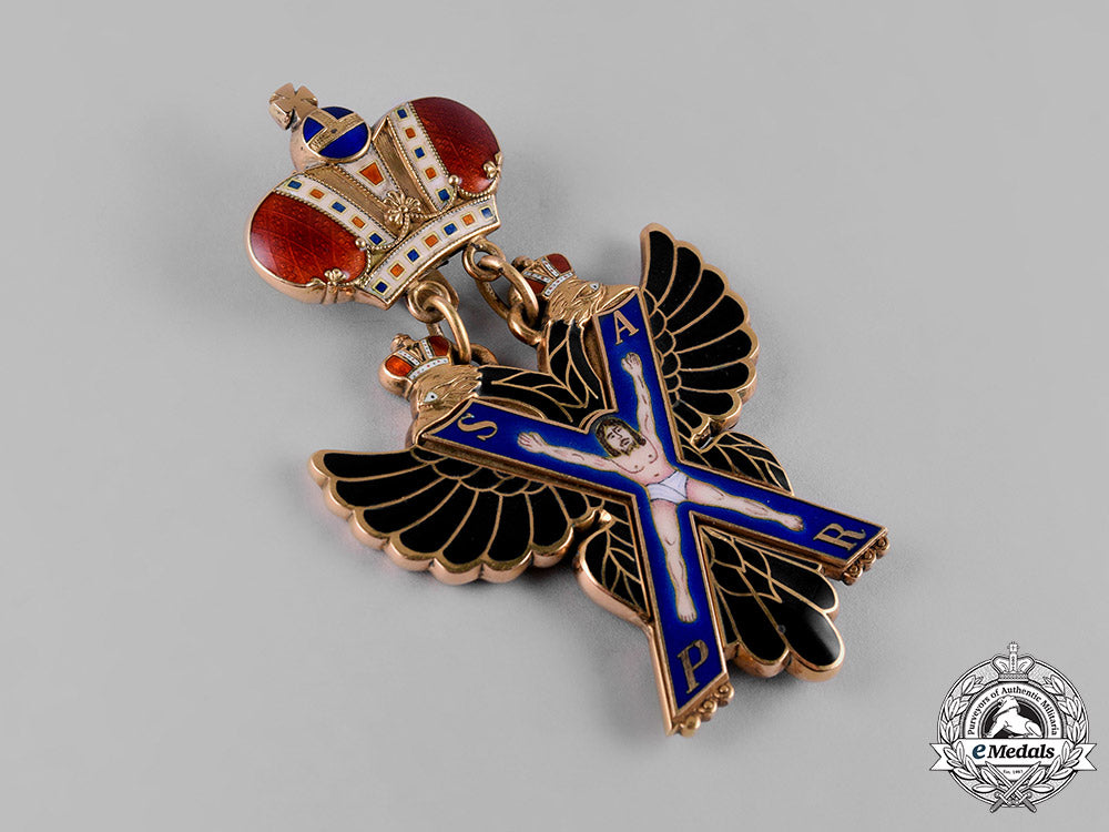 russia,_imperial._an_order_of_saint_andrew,_i_class,_house_of_romanov_in_exile,_c.1965_m19_11473_1