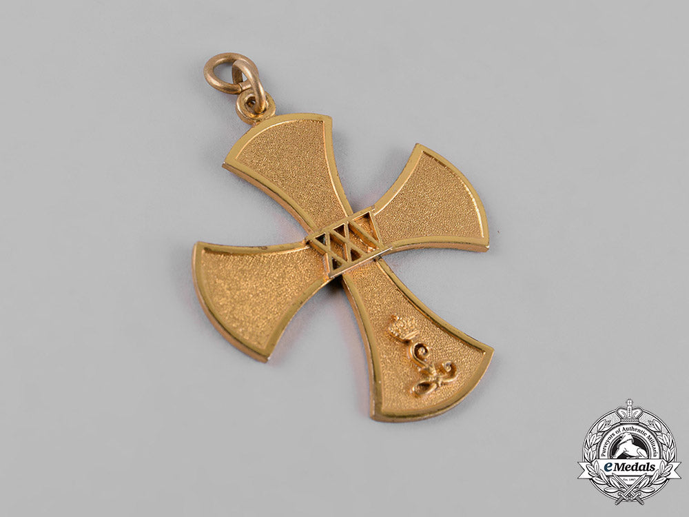 baden,_grand_duchy._a25-_year_long_service_cross_for_sisters_of_the_baden_women’s_league_m19_11692