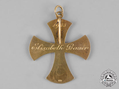 baden,_grand_duchy._a20-_year_long_service_cross_for_sisters_of_the_baden_women’s_league_to_elisabeth_bauer,_ca.1933_m19_11699