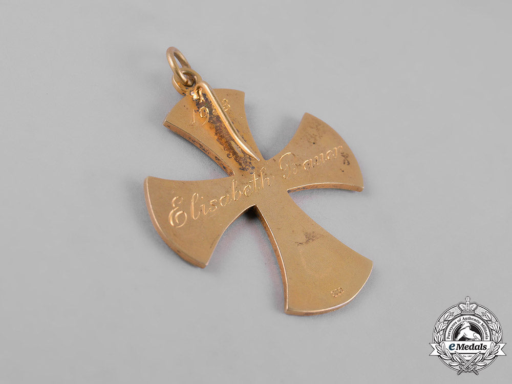 baden,_grand_duchy._a20-_year_long_service_cross_for_sisters_of_the_baden_women’s_league_to_elisabeth_bauer,_ca.1933_m19_11701