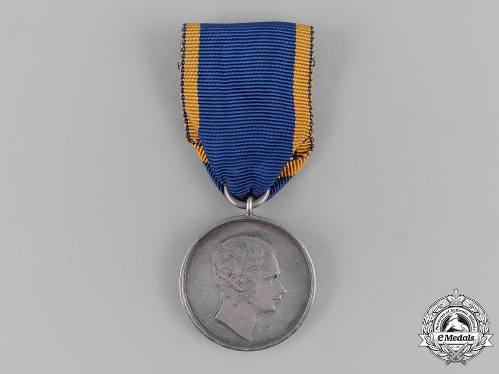 nassau,_duchy._a_silver_civil_merit_medal,_c.1860_m19_11736