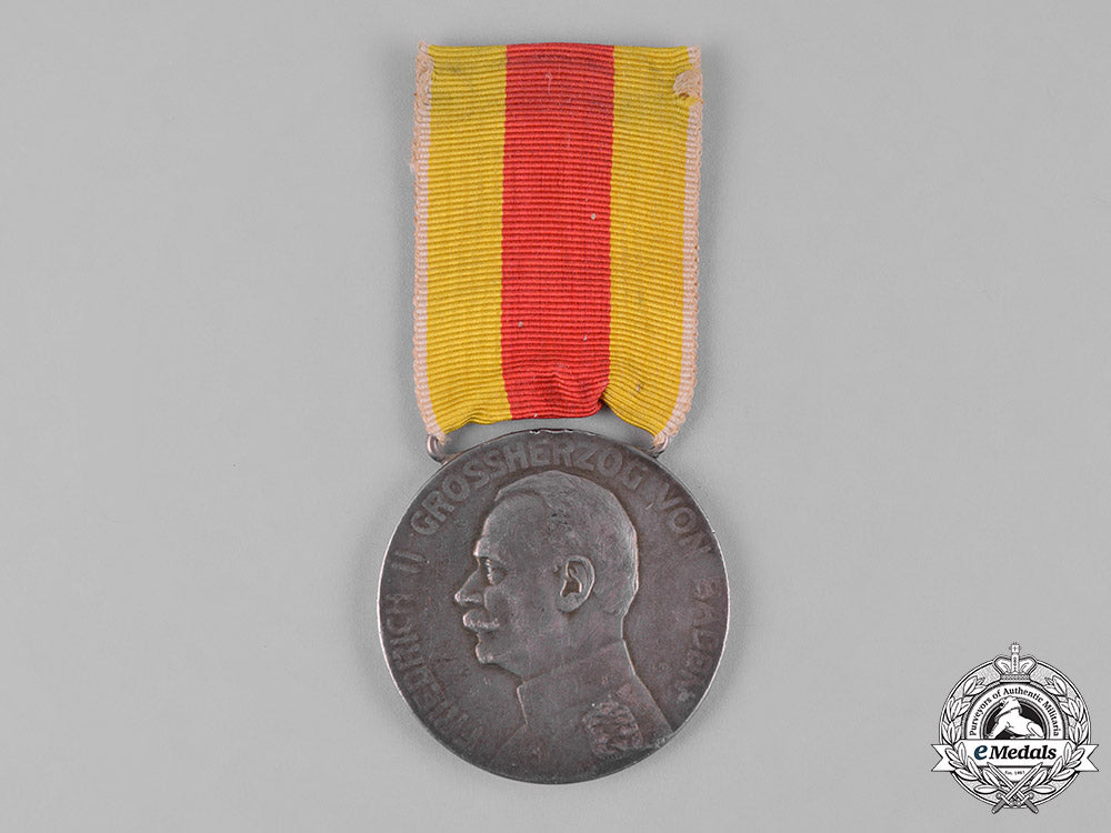 baden,_grand_duchy._a_merit_medal_in_silver_by_rudolf_mayer,_c.1910_m19_11756