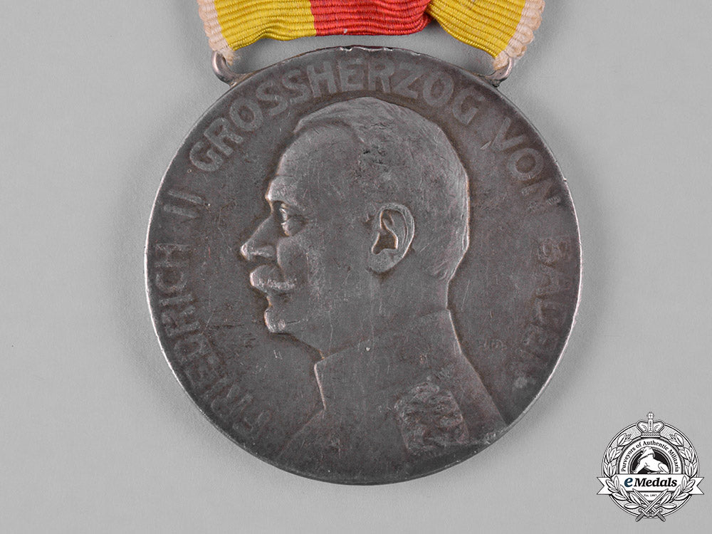 baden,_grand_duchy._a_merit_medal_in_silver_by_rudolf_mayer,_c.1910_m19_11757