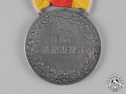 baden,_grand_duchy._a_merit_medal_in_silver_by_rudolf_mayer,_c.1910_m19_11758