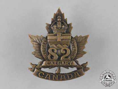 canada,_cef._a82_nd_infantry_battalion"_calgary_battalion"_cap_badge,_c.1915_m19_11814