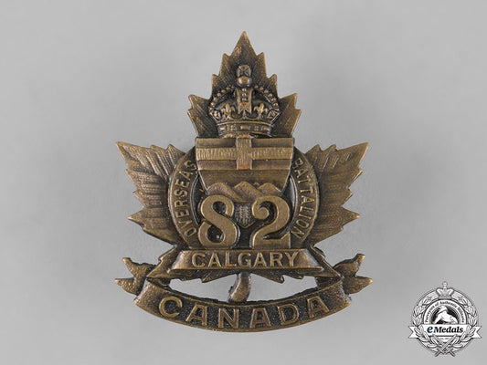 canada,_cef._a82_nd_infantry_battalion"_calgary_battalion"_cap_badge,_c.1915_m19_11814