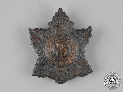 canada,_cef._a85_th_infantry_battalion"_nova_scotia_highlanders"_glengarry_badge,_c.1915_m19_11817