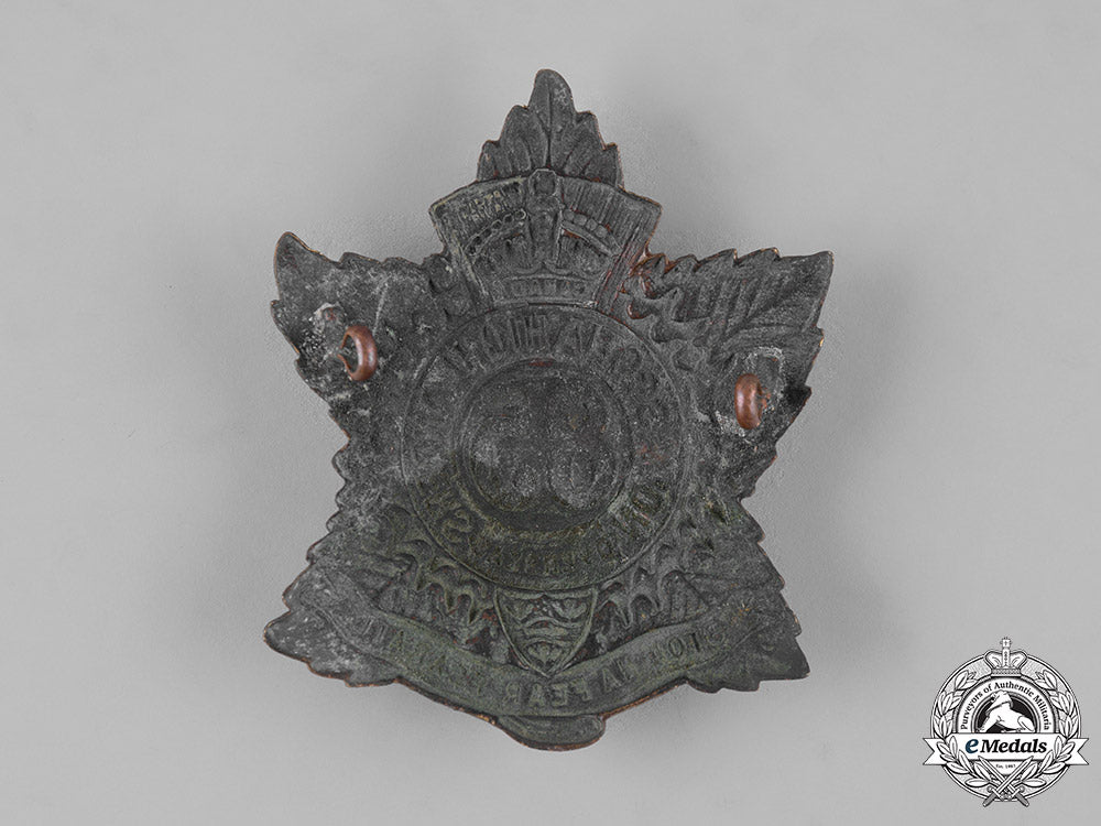 canada,_cef._a85_th_infantry_battalion"_nova_scotia_highlanders"_glengarry_badge,_c.1915_m19_11818
