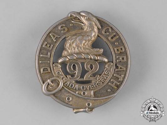 canada,_cef._a92_nd_infantry_battalion"48_th_highlanders"_glengarry_badge,_by_ellis_bros.,_c.1915_m19_11820