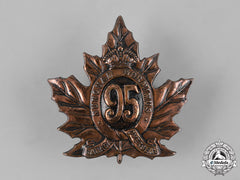 Canada, Cef. A 95Th Infantry Battalion Cap Badge, By Ellis Bros, C.1915