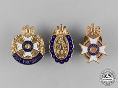 United States. Three Sons Of The Revolution Pins, C.1960