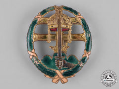 Hungary, Kingdom. An Army Officer's Badge For Combat Service