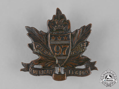 canada,_cef._a97_th_infantry_battalion"_toronto_americans"_cap_badge,_by_g.h.lee,_c.1915_m19_11985