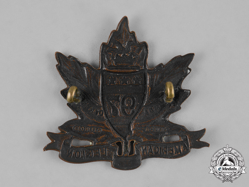 canada,_cef._a97_th_infantry_battalion"_toronto_americans"_cap_badge,_by_g.h.lee,_c.1915_m19_11986