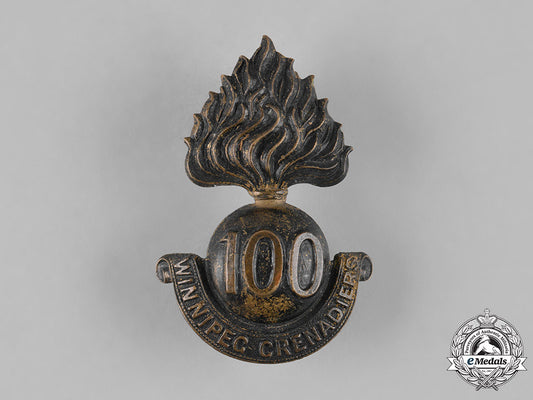 canada,_cef._a100_th_infantry_battalion"_winnipeg_grenadiers"_cap_badge,_c.1915_m19_11994