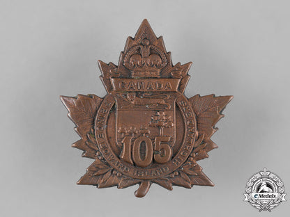 canada,_cef._a105_th_infantry_battalion"_p.e.i._highlanders"_cap_badge,_c.1915_m19_12000