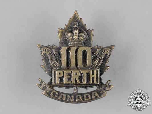 canada,_cef._a110_th_infantry_battalion"_perth_battalion"_cap_badge,_c.1915_m19_12012