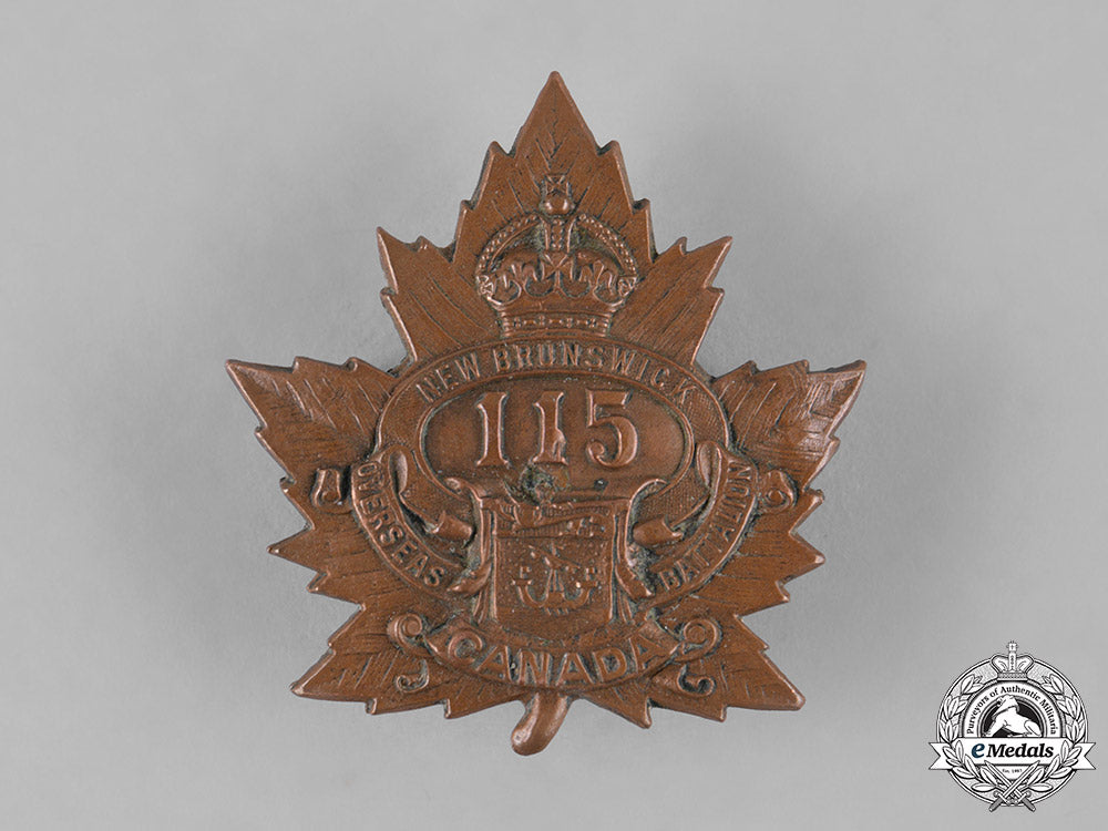 canada,_cef._a115_th_infantry_battalion"_new_brunswick_battalion"_cap_badge,_c.1916_m19_12024