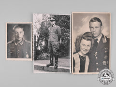 Germany, Wehrmacht. A Lot Of Three Photos