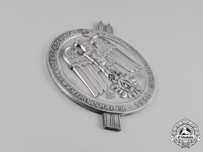 germany,_sa.1936_sturmabteilung_oberschreiberhau(_sa)_winter_sports_games_table_medal_dedicated_to_standartenführer_kuhn,_by_carl_poellath_m19_12487_1