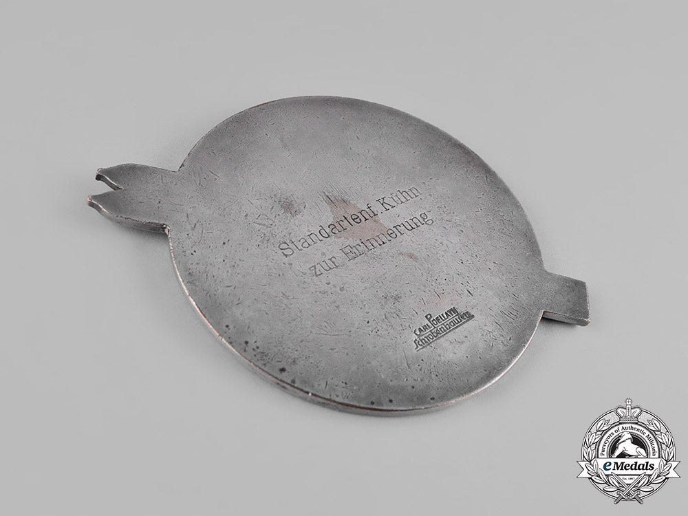 germany,_sa.1936_sturmabteilung_oberschreiberhau(_sa)_winter_sports_games_table_medal_dedicated_to_standartenführer_kuhn,_by_carl_poellath_m19_12488_1