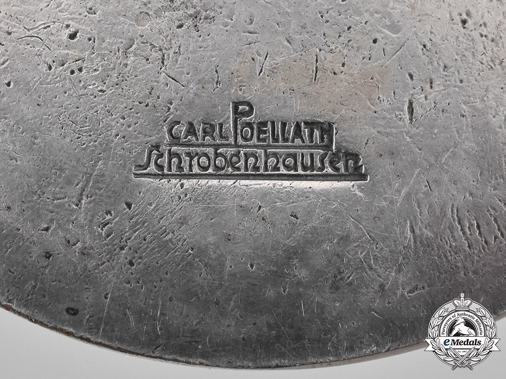 germany,_sa.1936_sturmabteilung_oberschreiberhau(_sa)_winter_sports_games_table_medal_dedicated_to_standartenführer_kuhn,_by_carl_poellath_m19_12490_1