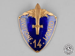 Italy, Kingdom. A 14Th Infantry Division Isonzo Sleeve Shield