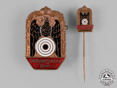 Germany, Dsb. A Pair Of German Shooting Federation (Dsb) Membership Badges