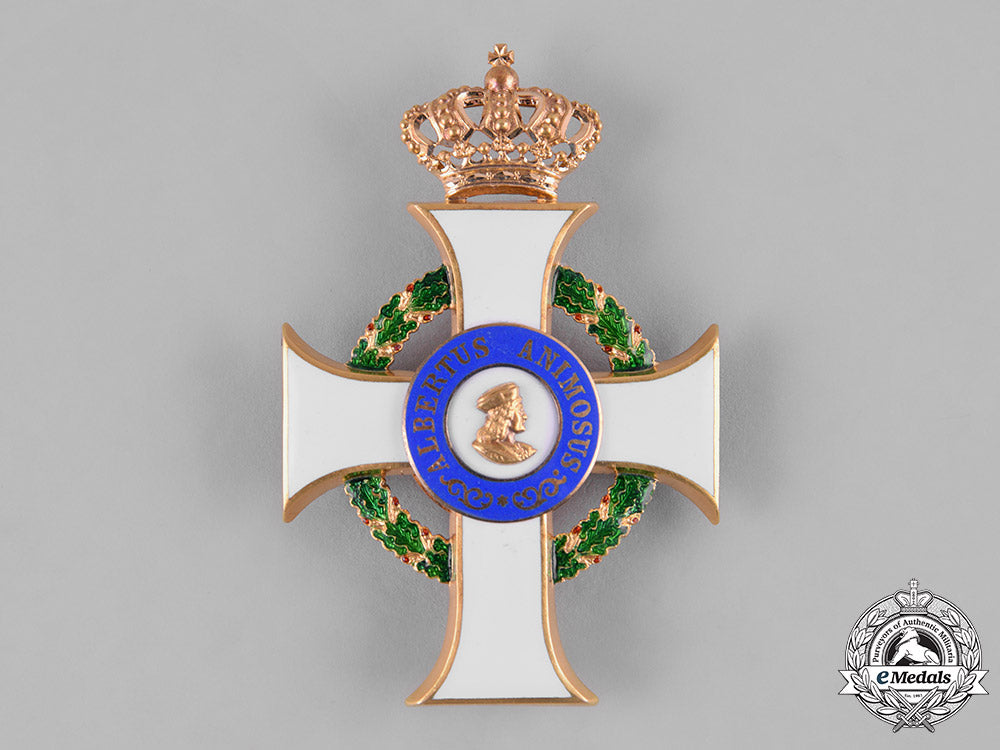saxony,_kingdom._an_albrecht_order_in_gold,_officer’s_cross,_c.1900_m19_12651
