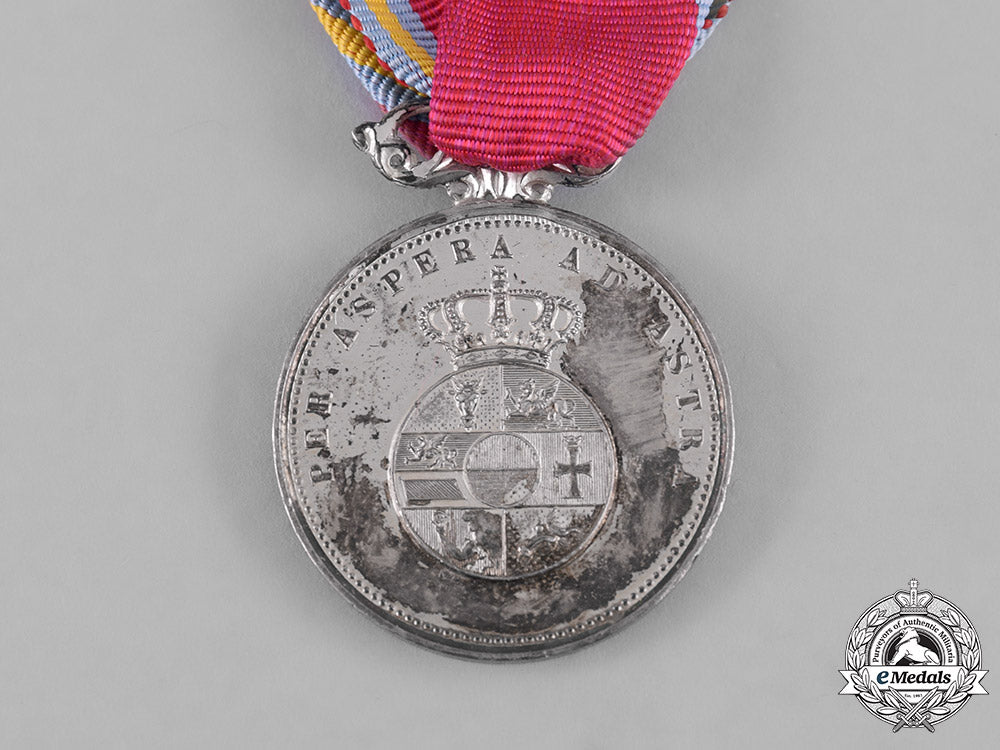 mecklenburg-_schwerin,_grand_duchy._a_silver_merit_medal_for_civil_servants,_c.1900_m19_12730