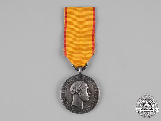 mecklenburg-_schwerin,_grand_duchy._a_military_merit_medal_in_silver,_c.1890_m19_12746