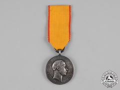 Mecklenburg-Schwerin, Grand Duchy. A Military Merit Medal In Silver, C.1890