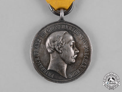 mecklenburg-_schwerin,_grand_duchy._a_military_merit_medal_in_silver,_c.1890_m19_12747