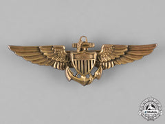 United States. A United States Navy And Marines Aviator Badge By Amico