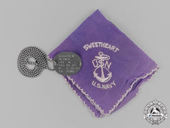 United States. A United States Navy Handkerchief And Identification Tag