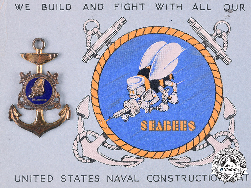 united_states._a_united_states_naval_construction_battalions(_seabees)_pendant_and_postcard_m19_12860