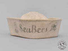 United States. A United States Naval Construction Battalions (Seabees) Em/Nco’s Service Cap, C. 1943