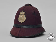 Netherlands, Kingdom. A ‘S-Gravenhage (The Hague) First Model Municipal Police Pith Helmet, C.1930