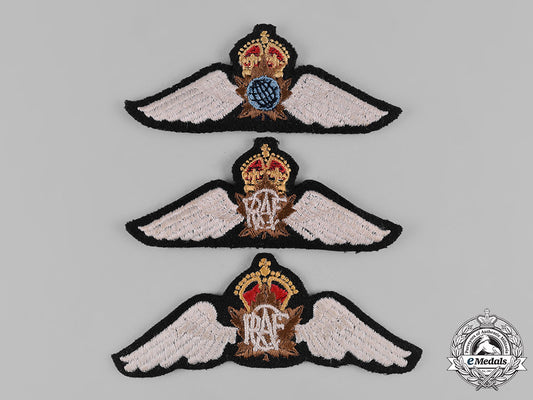canada._three_royal_canadian_air_force(_rcaf)_prototype_badges,_c.1950_m19_13409