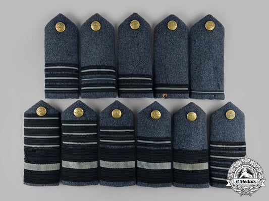 united_kingdom._a_set_of_eleven_royal_air_force(_raf)_commissioned_ranks_shoulder_boards_m19_13460