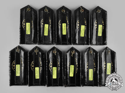 united_kingdom._a_set_of_eleven_royal_air_force(_raf)_commissioned_ranks_shoulder_boards_m19_13461