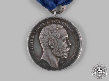 schwarzburg-_sonderhausen,_principality._a_silver_medal_for_industrial_merit,_c.1870_m19_13540