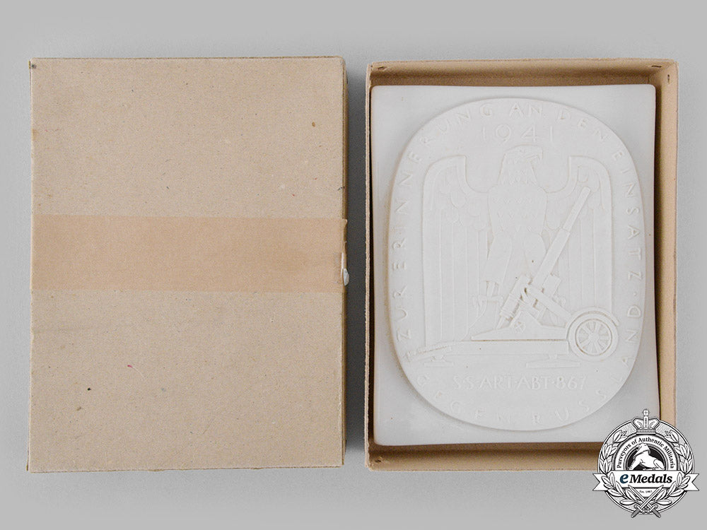 germany,_ss._a_rare_waffen-_ss_artillerie-_abteilung867_russian_campaign_plaque,_with_case_m19_13638