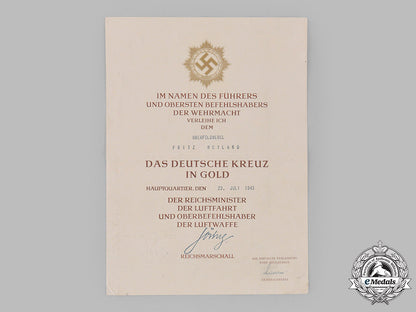 germany,_luftwaffe._an_award_certificate_for_a_german_cross_in_gold_to_oberfeldwebel_fritz_heyland,_signed_by_reichsmarschall_hermann_göring_m19_13691