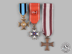 Poland, Republic, People's Republic. Three Miniature Awards