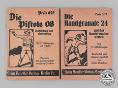 Germany, Third Reich. A Pair Of Weapon Instruction Manuals By Heinz Denckler