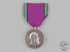Saxe-Meiningen, Duchy. A Saxe-Ernestine House Order Silver Merit Medal By Friedrich Ferdinand Helfricht
