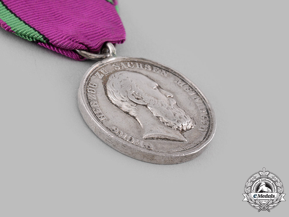 saxe-_meiningen,_duchy._a_saxe-_ernestine_house_order_silver_merit_medal_by_friedrich_ferdinand_helfricht_m19_14244